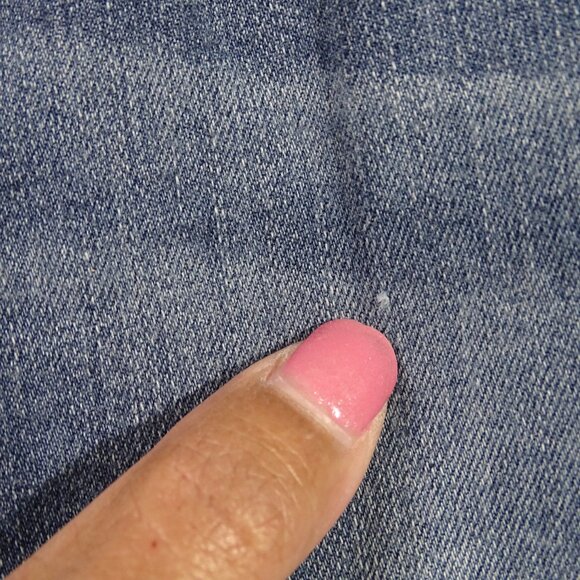 Vigoss  Heritage Fit Skinny Jeans Women Size 22 Blue Denim Thick Stitch FLAW - Picture 15 of 16